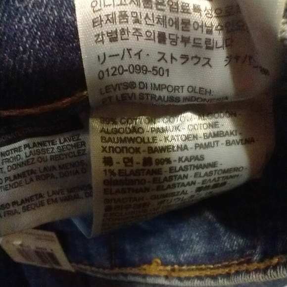 Levi's 514 Medium Indigo Straight Leg Regular Fit Blue Jeans - Picture 5 of 15